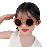 Kids Sunglasses Stylish and Compact Kids Eyewear for Summer (Caramel)